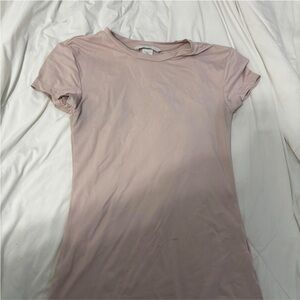 H&M Light Pink Short Sleeve Tee